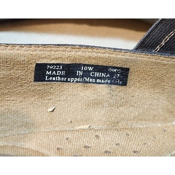 Clarks Active Air Geraldine Mary Jane Brown Leather Flats 10M‎ - Picture 11 of 13